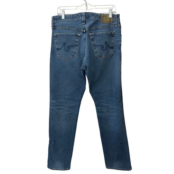 AG Adriano Goldschmied Jeans The Graduate Mens Size 34 Regular Blue Tailored Leg - Picture 3 of 9